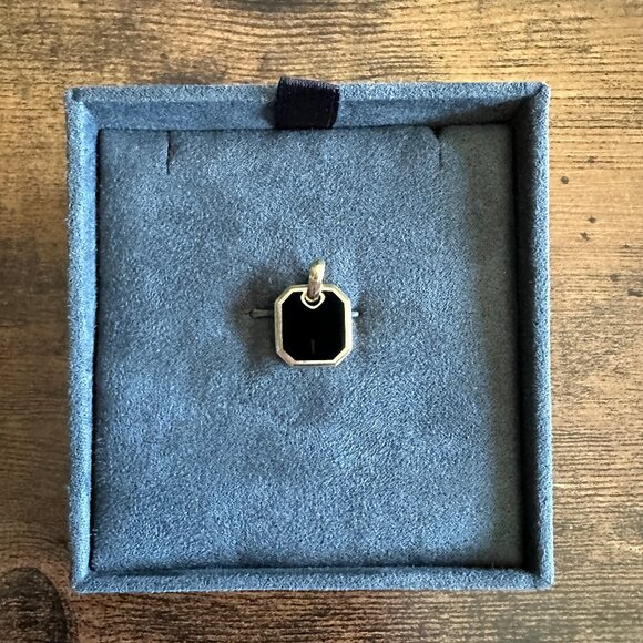 David Yurman Octagonal Amulet in 18K Yellow Gold w/ Black Onyx - 15mm - Picture 3 of 13